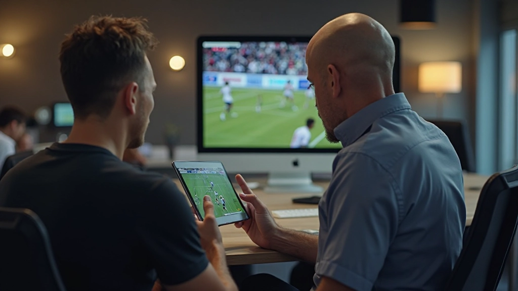 Game analysis and tactical planning preparation session